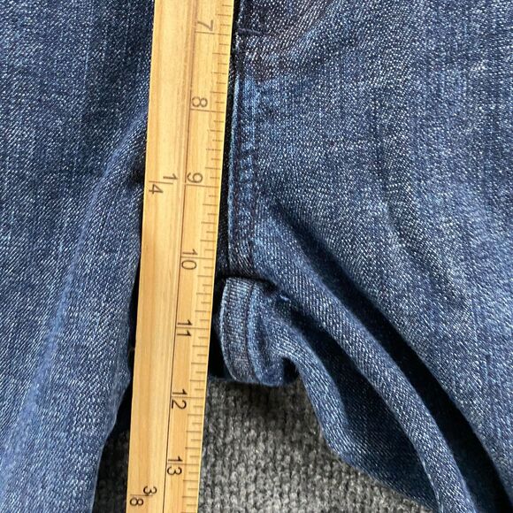 Banana Republic Jeans Womens 14 Blue Bootcut High Rise Y2K Ladies Hippie Boho - Picture 9 of 11